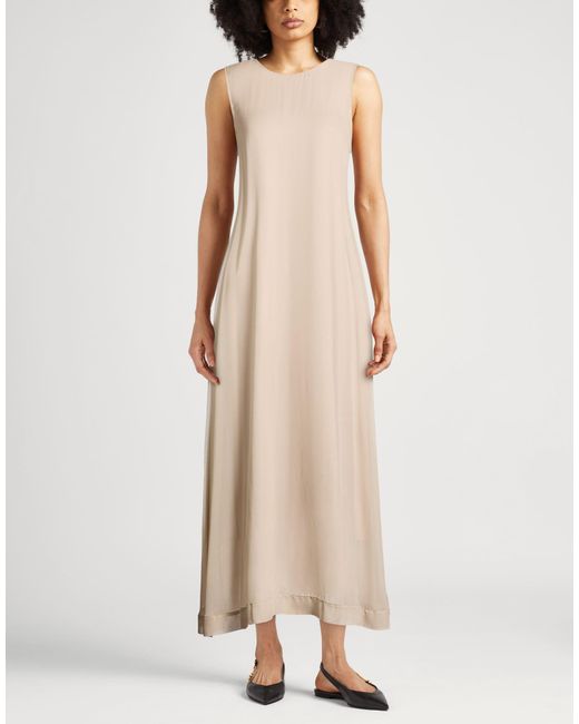 Kaos Natural Maxi Dress Viscose