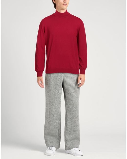 Gran Sasso Red Turtleneck for men