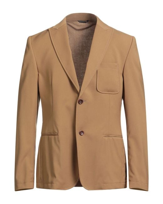 Daniele Alessandrini Brown Blazer for men