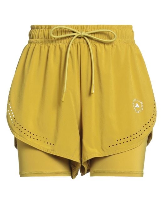 Adidas By Stella McCartney Yellow Shorts & Bermuda Shorts