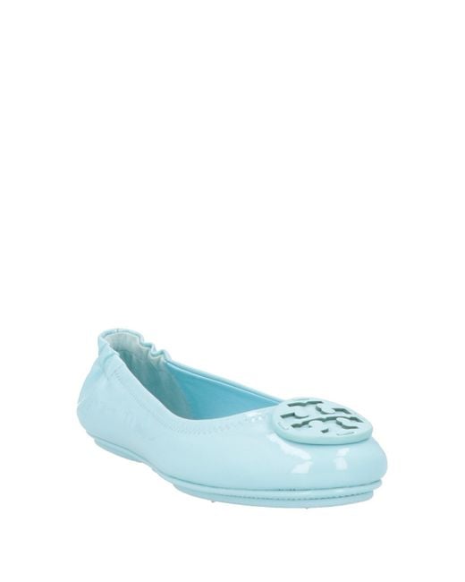 Tory Burch Blue Ballet Flats