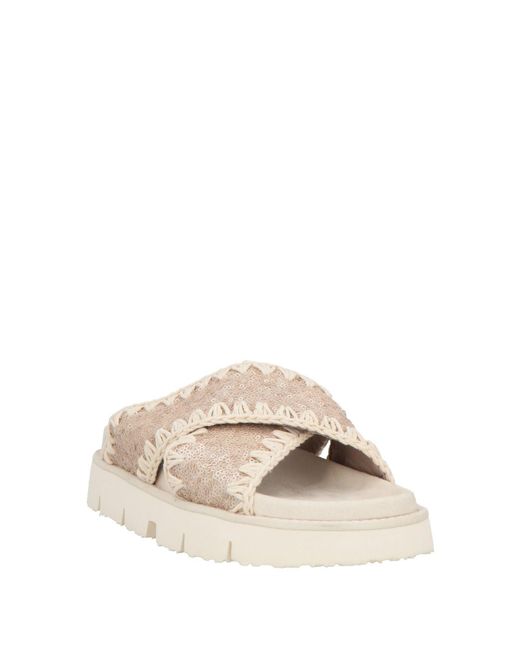 Mou Natural Sandals