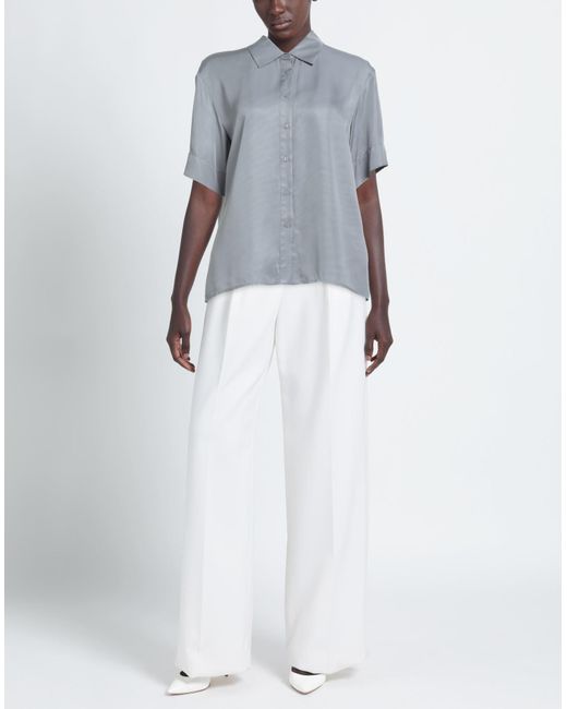 Isabelle Blanche Gray Pastel Shirt Viscose