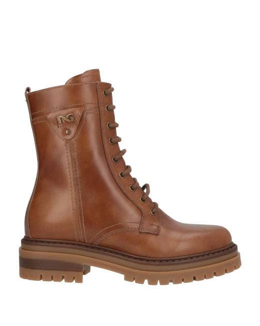 Nero Giardini Brown Ankle Boots