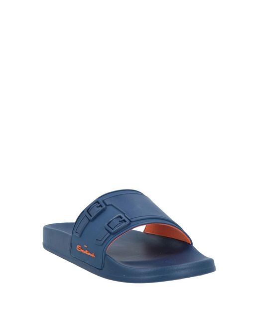 Santoni Blue Sandals for men