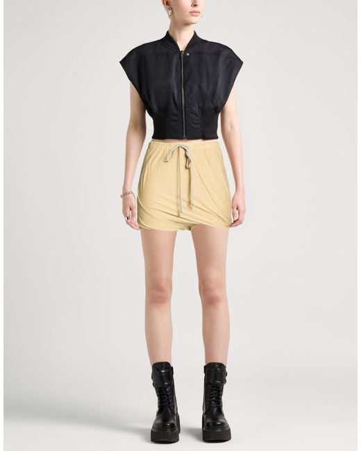 Rick Owens Natural Shorts & Bermuda Shorts