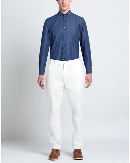 Camisa Vaquera Ghirardelli de hombre de color Blue