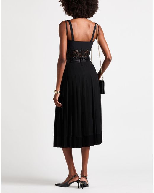 Dolce & Gabbana Black Midi Skirt