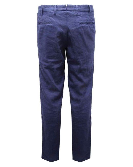 Pantalon Vigano' pour homme en coloris Blue