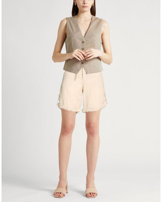 120% Lino Natural Shorts & Bermuda Shorts