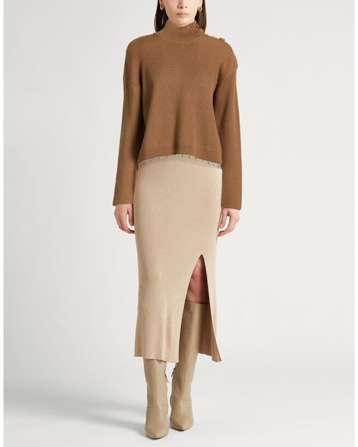 RED Valentino Brown Turtlenecks