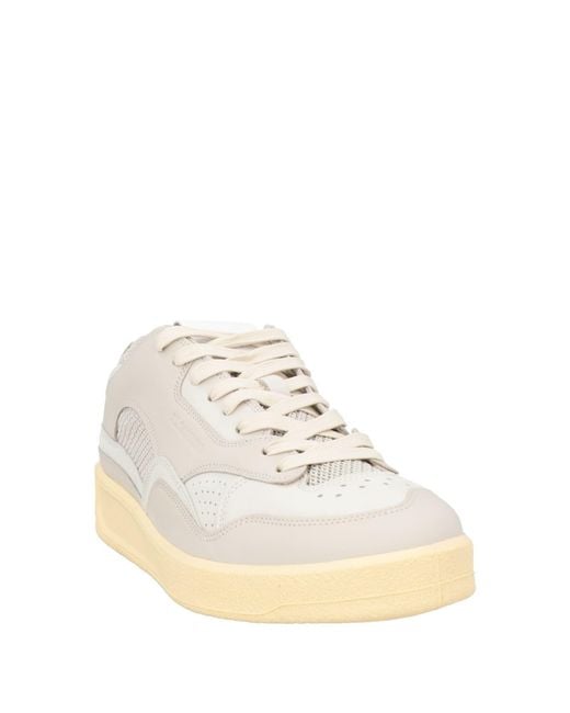 Jil Sander Natural Light Sneakers Leather