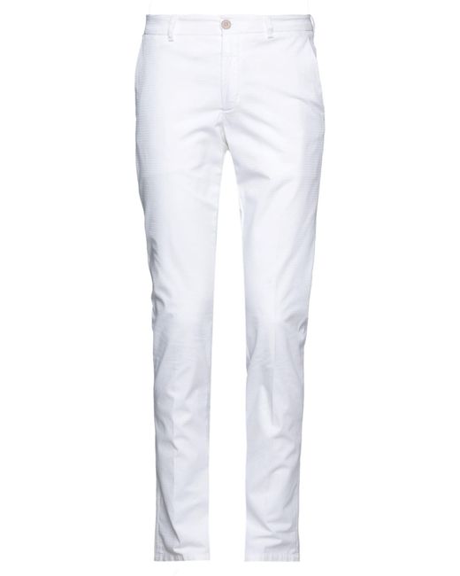 Maison Clochard White Trouser for men