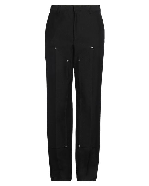 Palm Angels Black Pants Cotton, Polyester for men