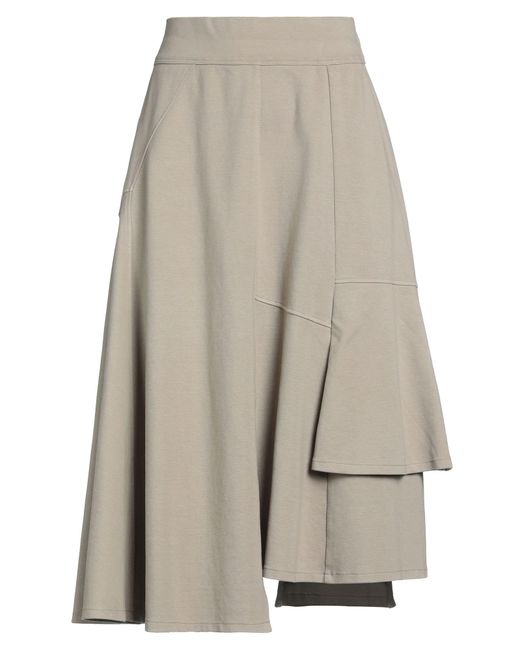 European Culture Green Midi Skirt