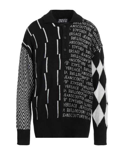 Pullover Versace Jeans Couture de hombre de color Black
