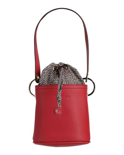 Borbonese Red Handbag