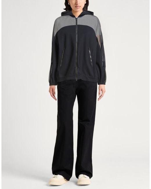 Herno Black Jacket Polyamide, Elastane, Cotton, Viscose