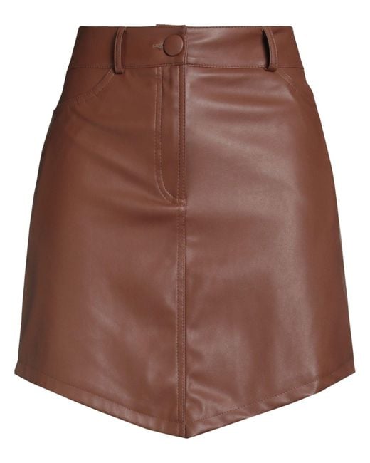 ACTUALEE Brown Minirock