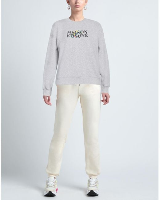 Maison Kitsuné Gray Sweatshirt