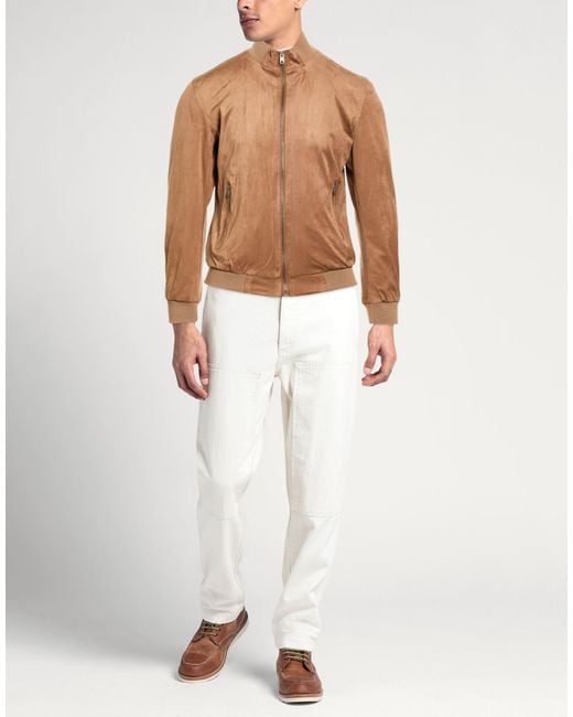 XC Brown Sand Jacket Polyester, Elastane for men