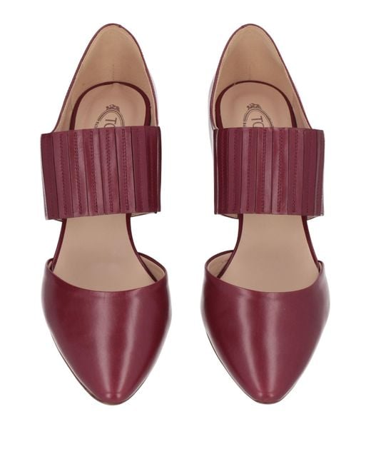 Tod's Purple Pumps