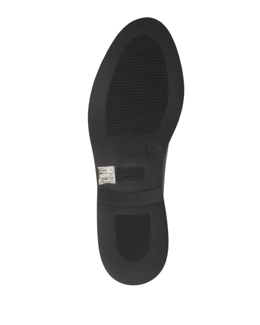 Doucal's Black Loafers Leather for men