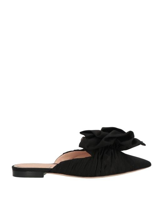 Alberta Ferretti Black Mules & Clogs