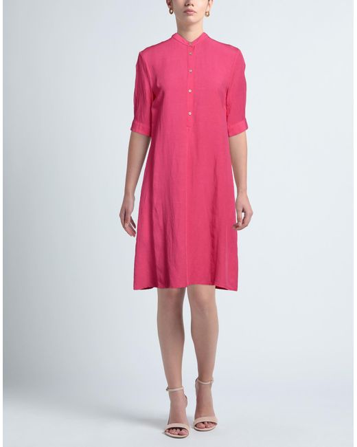 Camicettasnob Pink Midi Dress