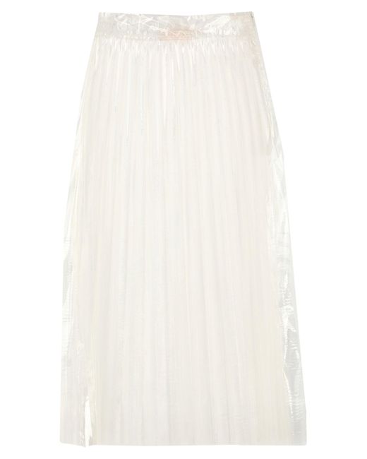 Ssheena White Midi Skirt