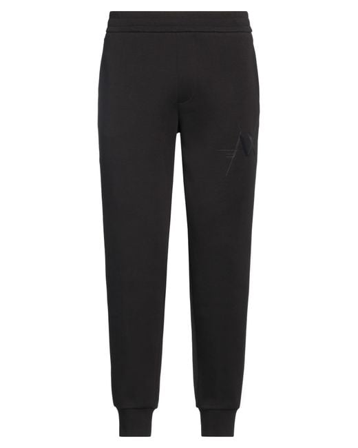 ARMANI EXCHANGE Black Pants Cotton, Polyester, Elastane for men