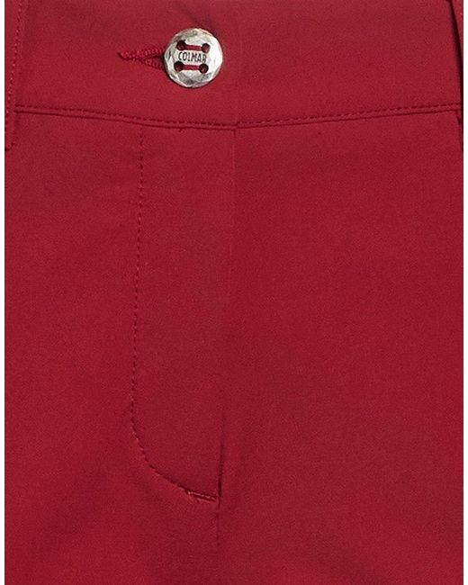 Colmar Red Pants Polyamide, Wool, Elastane