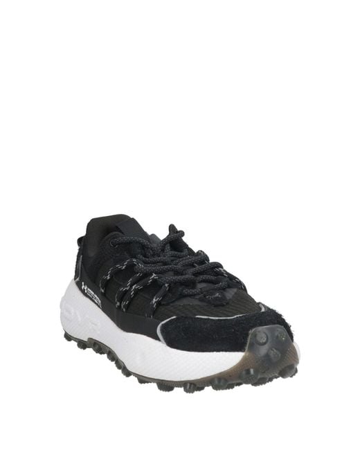 Under Armour Black Sneakers Textile Fibers, Synthetic Material
