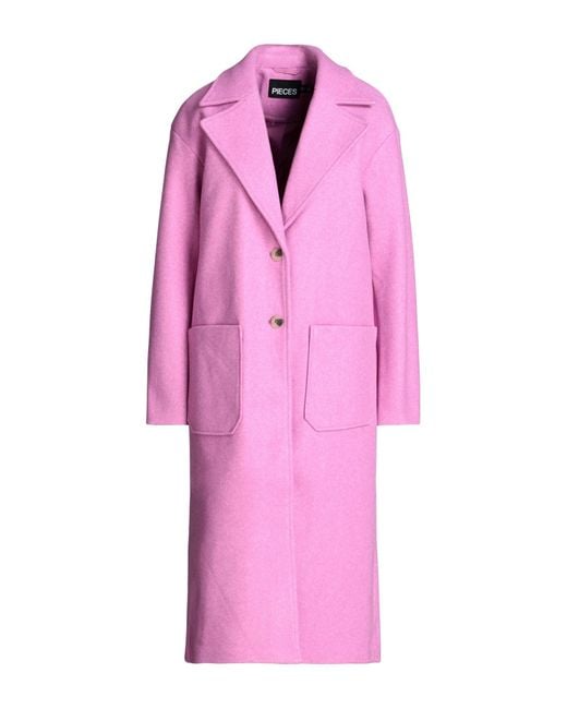 Pieces Pink Coat