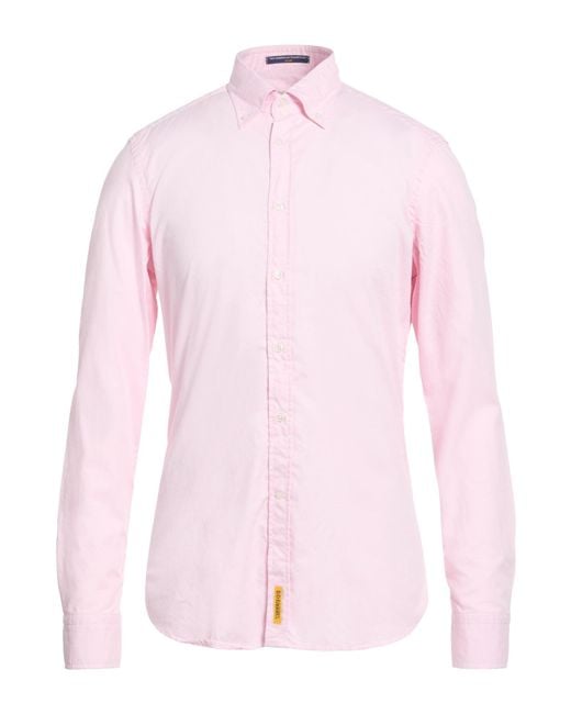 B.D. Baggies Pink Light Shirt Cotton for men