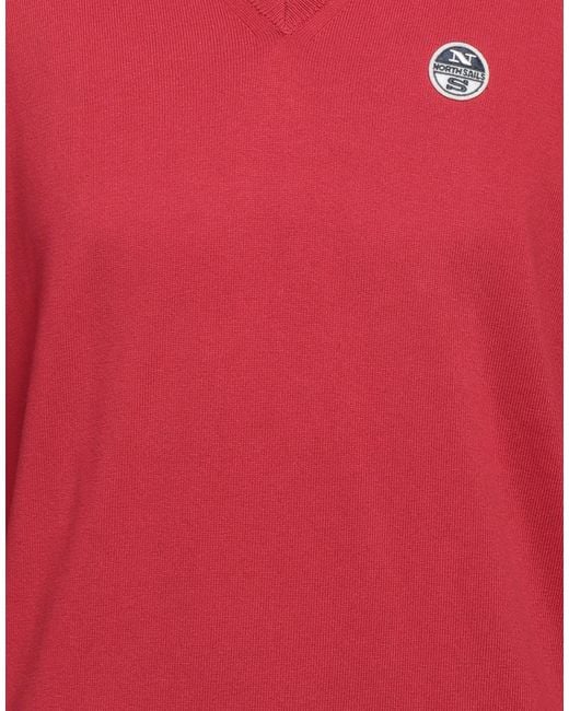North Sails Red Sweater for men