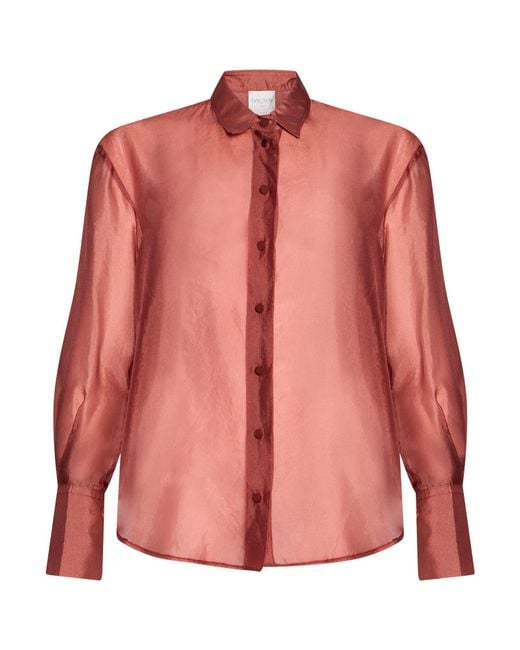 Forte_forte Pink Shirt Cupro, Polyester