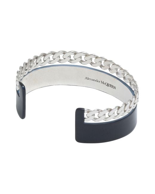 McQueen White Bracelets for men