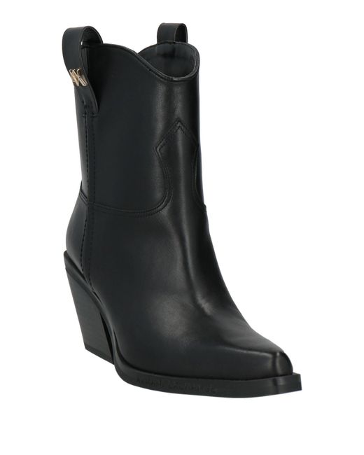 ARMANI EXCHANGE Black Ankle Boots