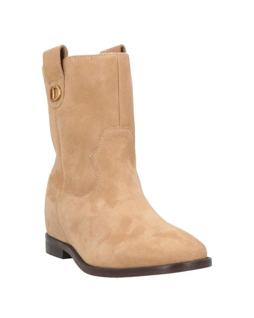 Twinset Brown Ankle Boots