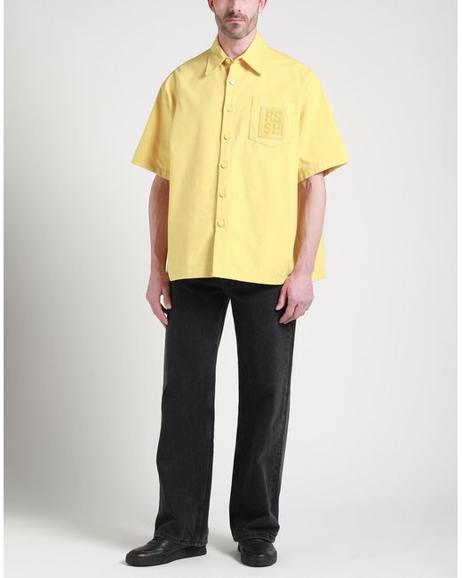 Camisa Raf Simons de hombre de color Yellow