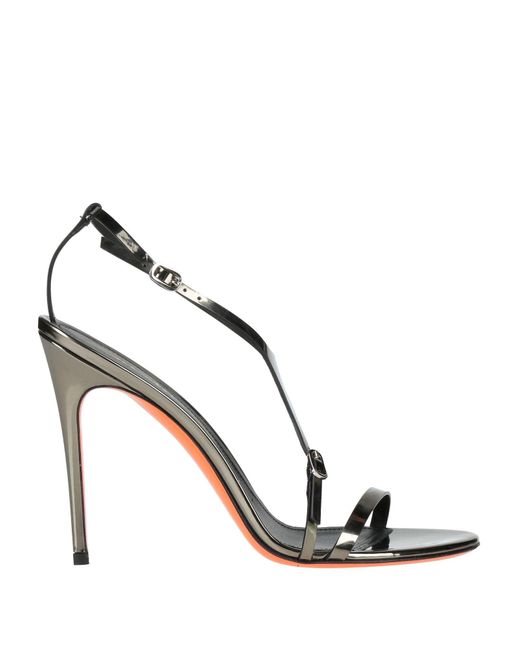 Santoni Metallic Sandals