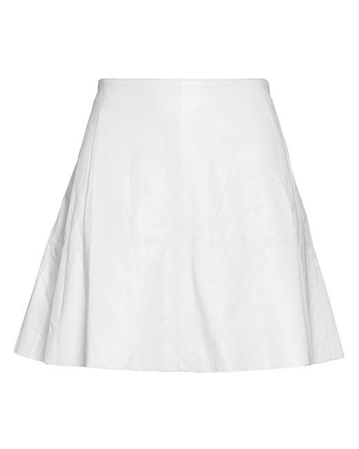 Pinko White Mini Skirt