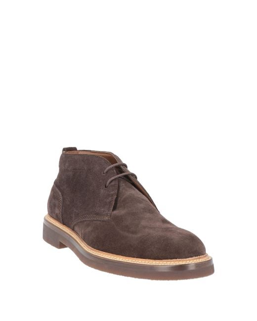 Dunhill Brown Ankle Boots for men