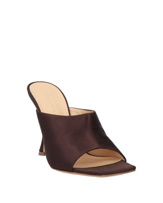 Magda Butrym Brown Sandals Textile Fibers