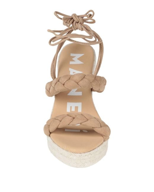 Manebí Natural Espadrilles Leather