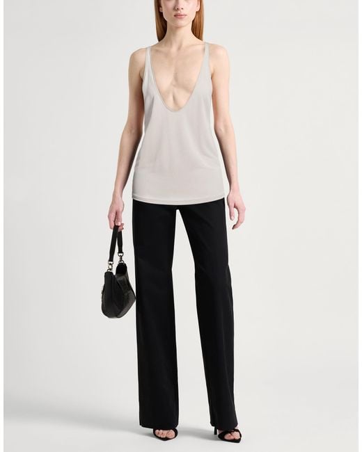 Elisabetta Franchi Gray Tank Top