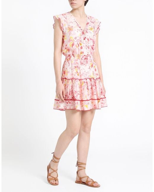 Poupette Pink Mini Dress Viscose