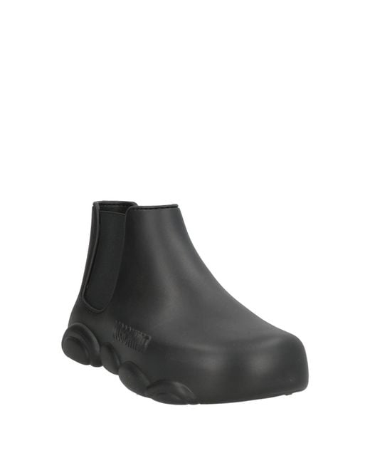 Moschino Black Ankle Boots for men