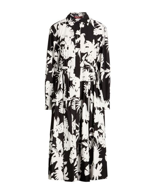 Max Mara White Midi Dress Cotton